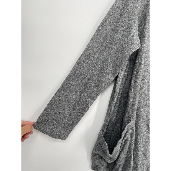 Pure J Jill Womens Sweater Medium Gray Long Sleeve Round Neck Solid Pullover - Picture 4 of 7